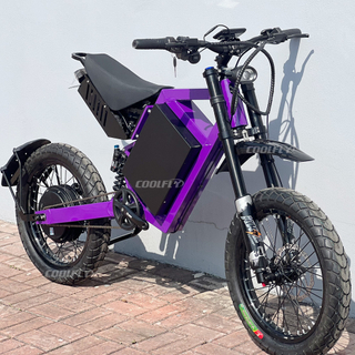 CHEETAH-AIR COOLFLY Stealth Bomber Electric Bicycle Cs20 Cyclone 3000W 5000W 8000W 12000W 72V Electric Bike Offroad K5 K6 K7 K8 Ebike for Sale