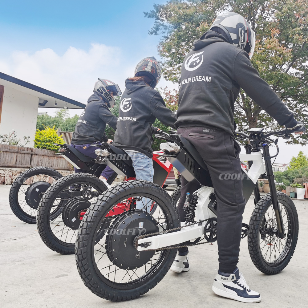 CHEETAH-AIR COOLFLY Stealth Bomber Electric Bicycle Cs20 Cyclone 3000W 5000W 8000W 12000W 72V Electric Bike Offroad K5 K6 K7 K8 Ebike for Sale