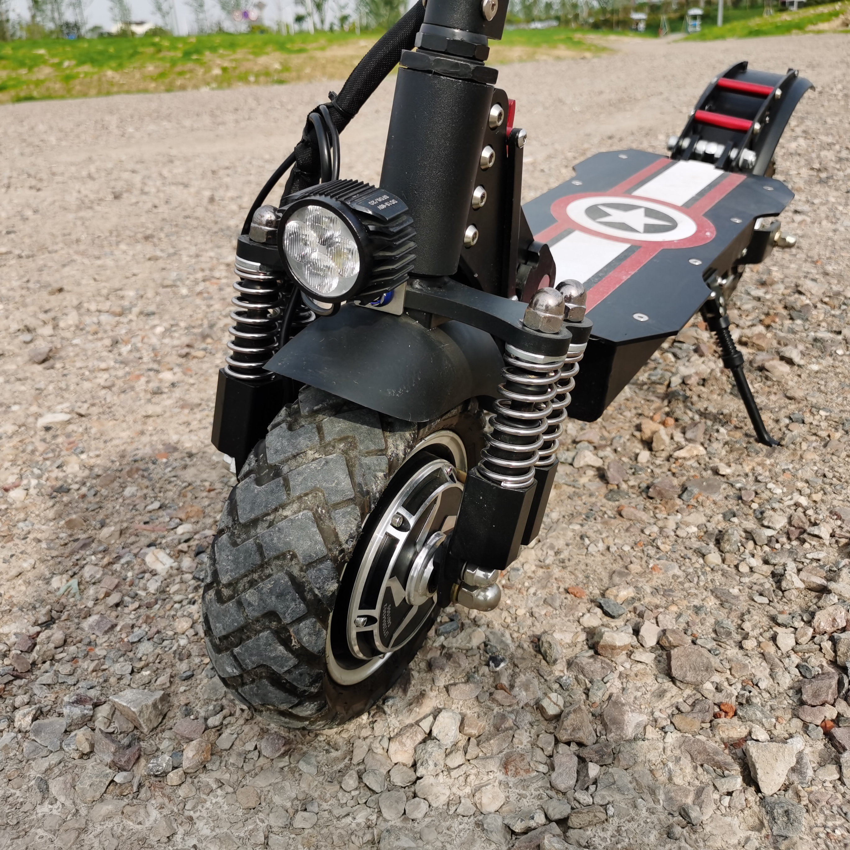 CF-D10-2B 48V 1600-2000W 15.6AH Stylish Cross Country E-scooter Dual Motors Off Road Folding Electric Scooter 