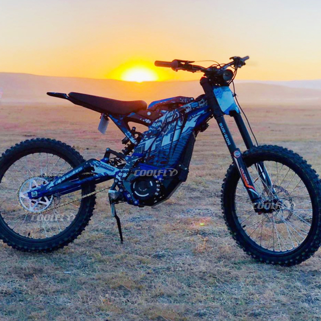 Suron Light Bee X Mid Drive Suspens&atilde;o completa Downhill Electric Dirt Bike Mountain Big Power Surron Ebike para Offroad 