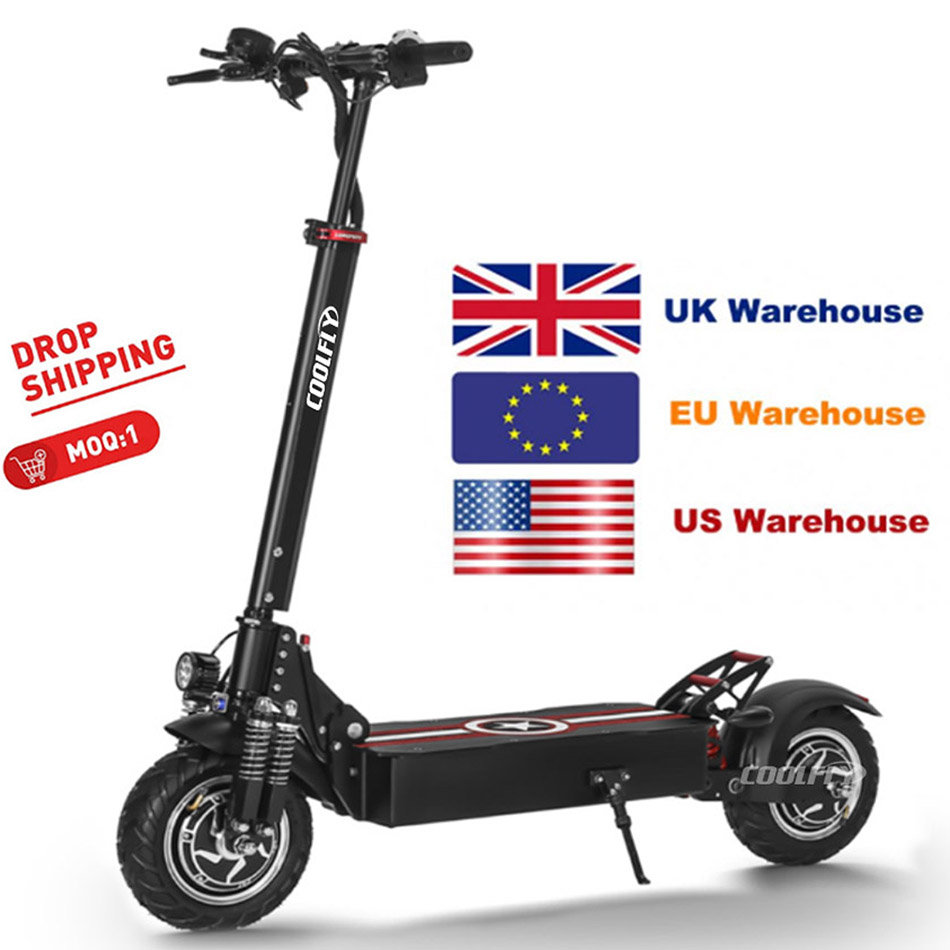 CF-D10-2AB EU US UK Warehouse Dropshipping Hot Sale Offroad 52v 2000w 2600w 20.8Ah Electric Scooter Dual Motors Escooter with Removable Seat